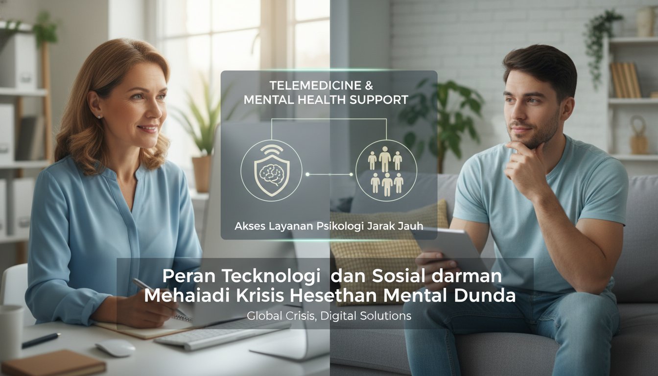 Peran Teknologi dan Sosial dalam Menghadapi Krisis Kesehatan Mental Dunia
